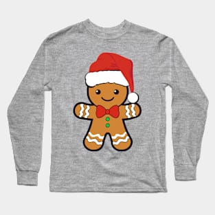 Gingerbread Santa Long Sleeve T-Shirt